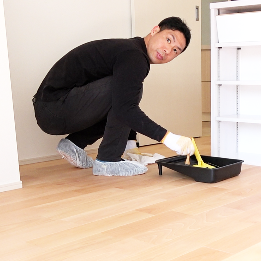 フローリング 塗装